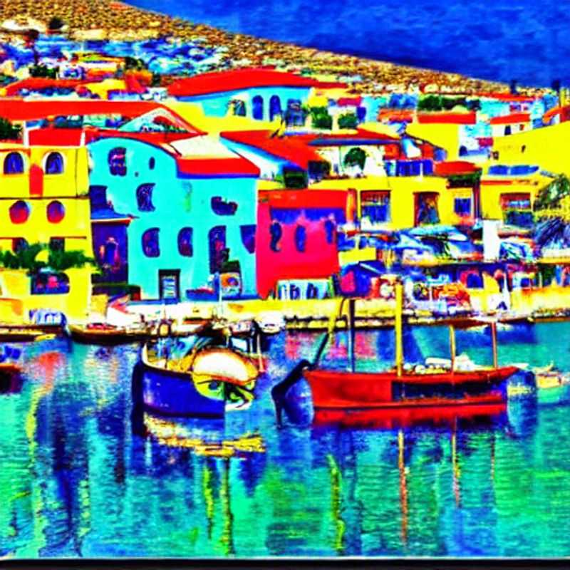 Bodrum au printemps : un aperçu de la beauté azur de la côte égéenne, une invitation à la détente et à l'aventure pendant les vacances de printemps. (Bodrum in spring: a glimpse of the azure beauty of the Aegean coast, an invitation to relaxation and adventure during spring break.)