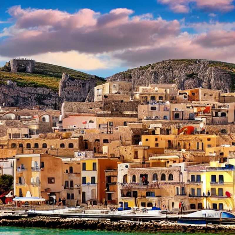 Basking in the springtime sunshine: A vibrant view of Trapani, Italy, promising unforgettable adventures during your spring break getaway. Explore the beauty and charm that awaits!