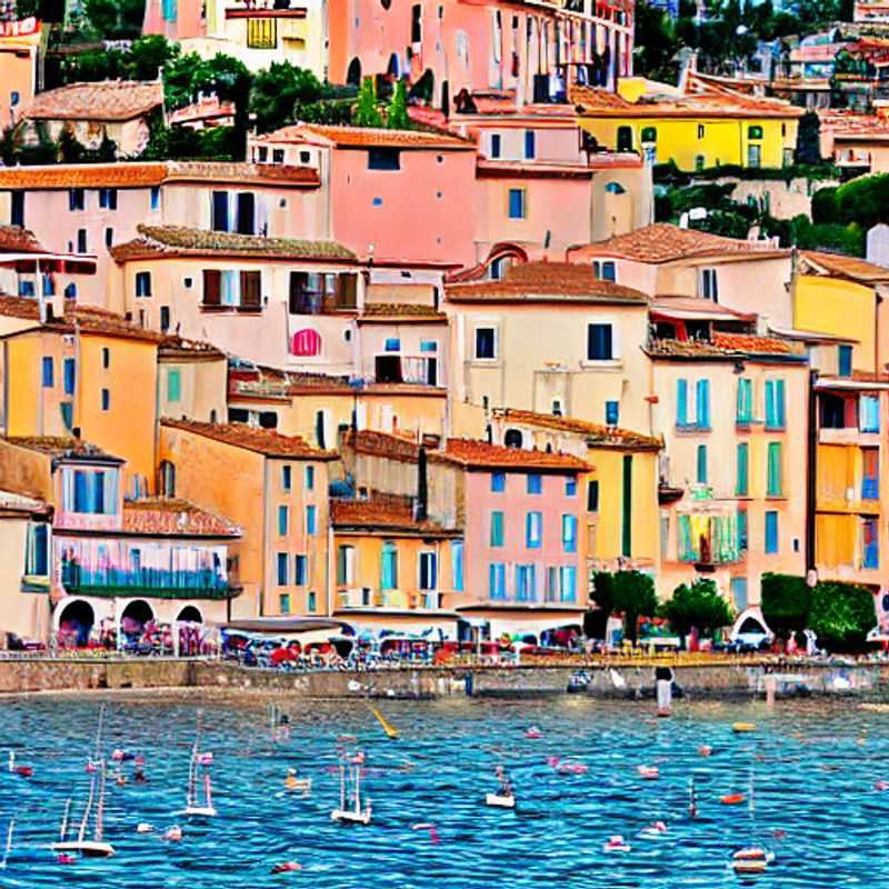 Casas coloridas de Menton banhadas pelo sol da primavera, um convite irresistível para explorar este paraíso na Riviera Francesa durante as suas férias da primavera.