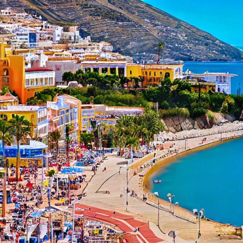 Deux étudiants profitant du soleil printanier sur la plage de Malaga, en Espagne, savourant pleinement leur pause du printemps ! (Two students enjoying the spring sunshine on the beach of Malaga, Spain, fully savoring their spring break!)