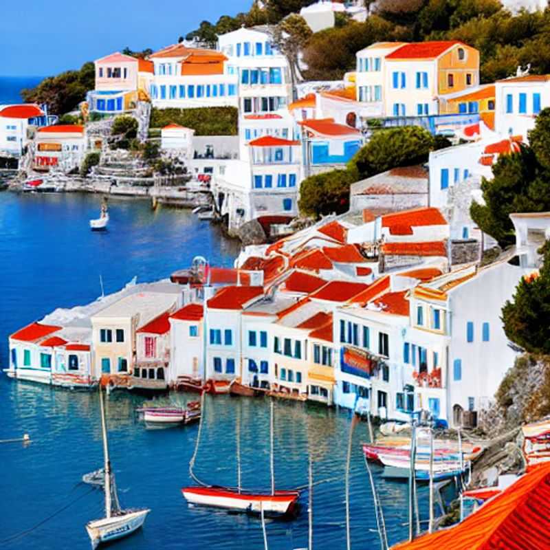 Des vacanciers profitant du soleil printanier sur une plage de Skopelos, Grèce. Imaginez-vous ici pendant votre pause du printemps ! (Vacationers enjoying the spring sunshine on a beach in Skopelos, Greece. Imagine yourself here during your spring break!)