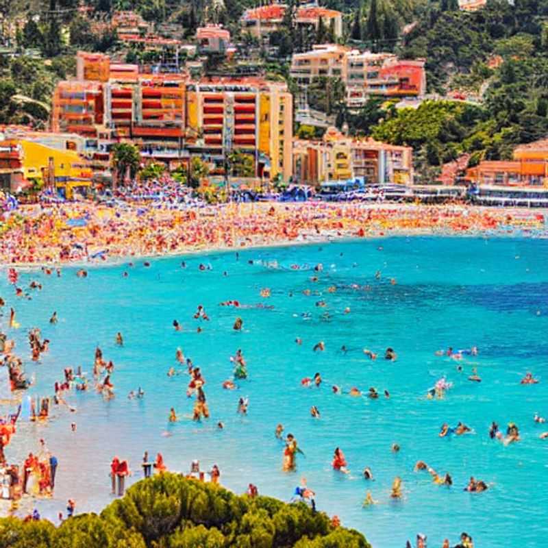 Deux jeunes profitant du soleil printanier sur la plage de Lloret de Mar, en Espagne, lors de leur séjour de vacances. L'aventure les attend!