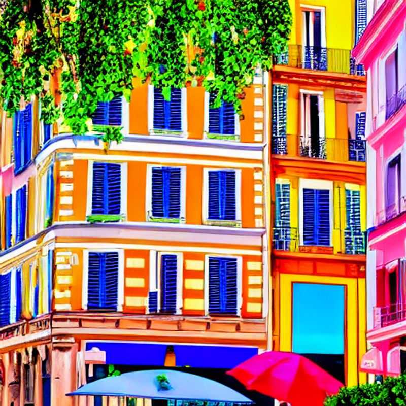 Quatre amis profitent du soleil printanier à Toulon, en France, explorant les rues animées et le charme méditerranéen de la ville lors des vacances de printemps.