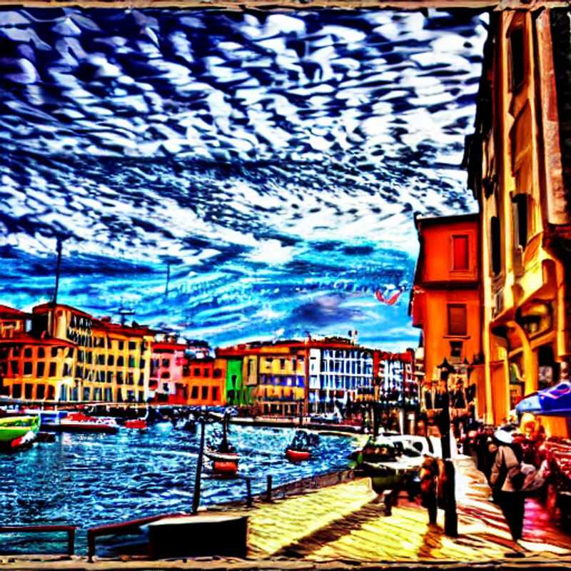 Sun-drenched Livorno: Explore historic canals & vibrant markets during your spring break adventure in Italy! 🇮🇹 (Don't worry, no sea monsters...probably.)