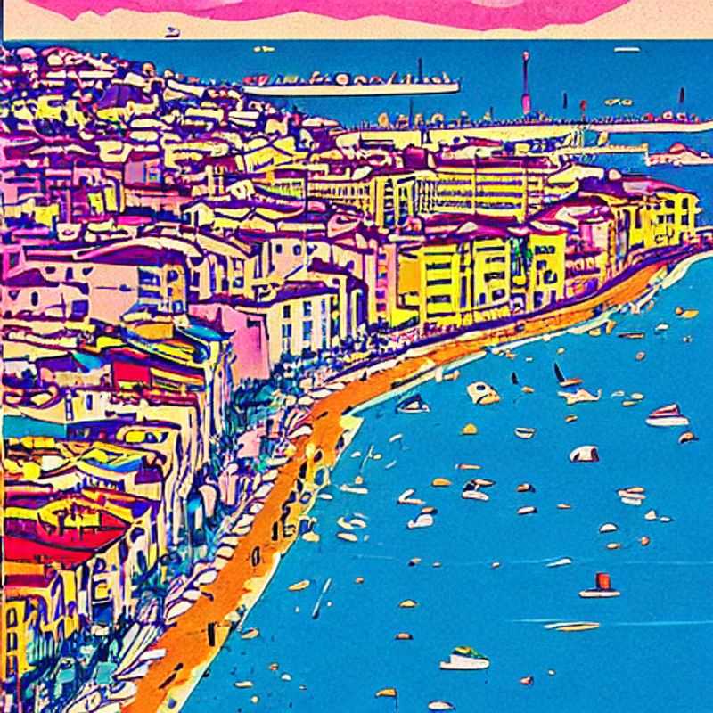 French: Flânerie printanière sur la Croisette à Cannes : Découvrez la magie de la Côte d'Azur pendant votre spring break!