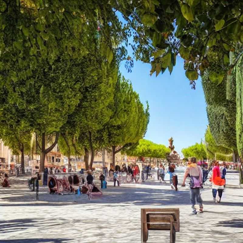 Aperçu printanier de Montpellier : profitez du soleil et de l'ambiance festive de la ville pendant votre séjour à Montpellier, France.