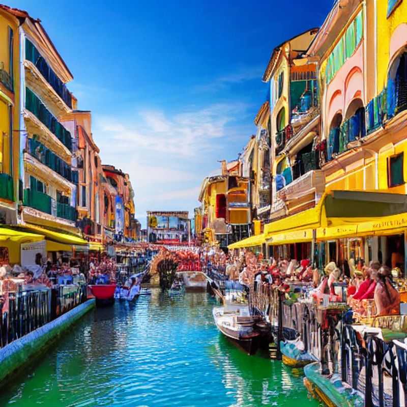 Deux couples profitant de la beauté printanière de Viareggio, en Italie, sur la côte toscane, lors de leurs vacances de printemps.