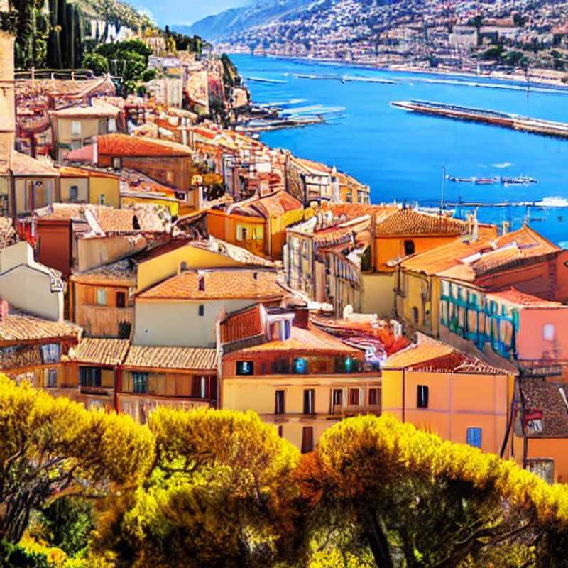 Casas coloridas de Menton brilhando sob o sol da primavera! Descubra o que fazer neste paraíso francês durante as férias da primavera. (Colorful houses of Menton shining under the spring sun! Discover what to do in this French paradise during spring break.)