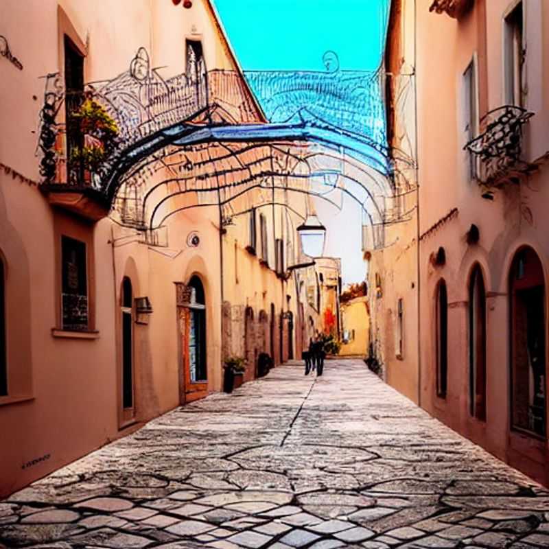 Springtime in Alghero: Cobblestone streets bursting with color, a vibrant glimpse of the Mediterranean charm awaiting you on your spring break adventure.