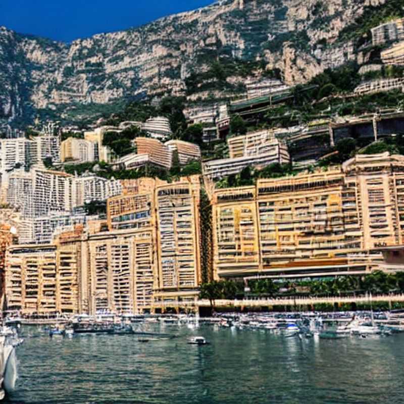 Vue imprenable sur Monaco au printemps, révélant le glamour et le luxe de la principauté pendant les vacances de printemps.
