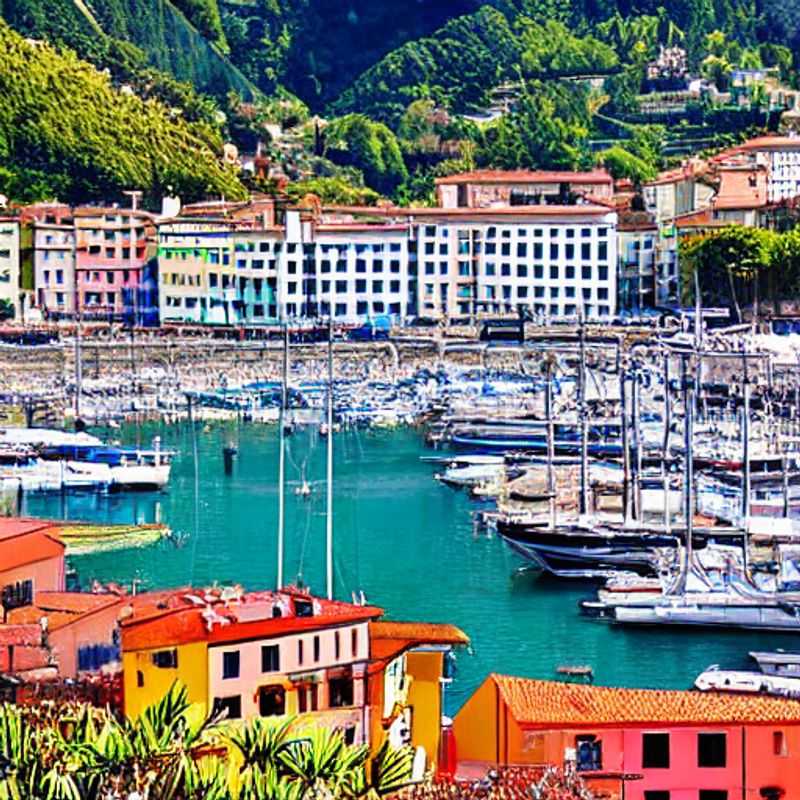 Vue pittoresque de La Spezia, Italie, baignée par la douce lumière printanière, offrant un aperçu des aventures à venir lors de votre escapade de vacances de printemps.