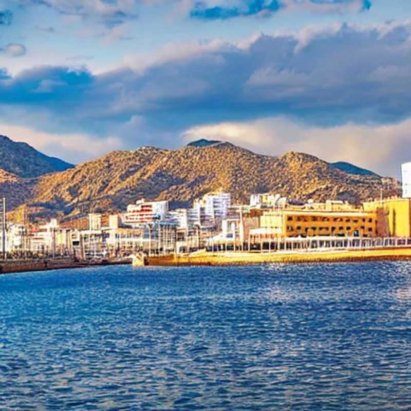 Una vista vibrante de Cartagena, España, capturada durante la primavera, con sus murallas históricas y el mar Mediterráneo invitando a la aventura en estas vacaciones de primavera.