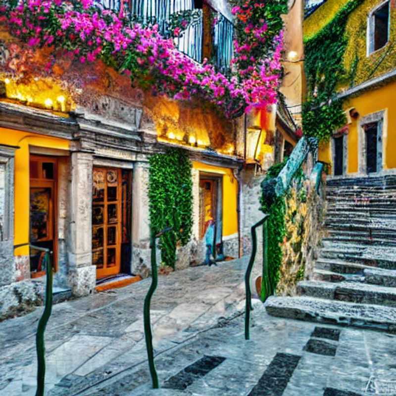 Breathtaking view of the ancient Greek Theatre in Taormina, Italy, overlooking the stunning Sicilian coastline – a perfect spring break destination.