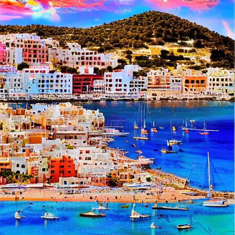 Soleil, sable fin, et mer turquoise : l'Ibiza printanière vous attend ! Découvrez tout ce que cette île ensoleillée a à offrir pendant votre Spring Break. (Sun, sand, and turquoise sea: Springtime Ibiza awaits you! Discover everything this sunny island has to offer during your Spring Break.)