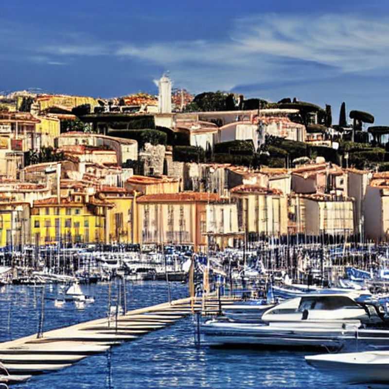 Deux amis profitant du soleil printanier sur la Croisette à Cannes, France, lors de leurs vacances de printemps.