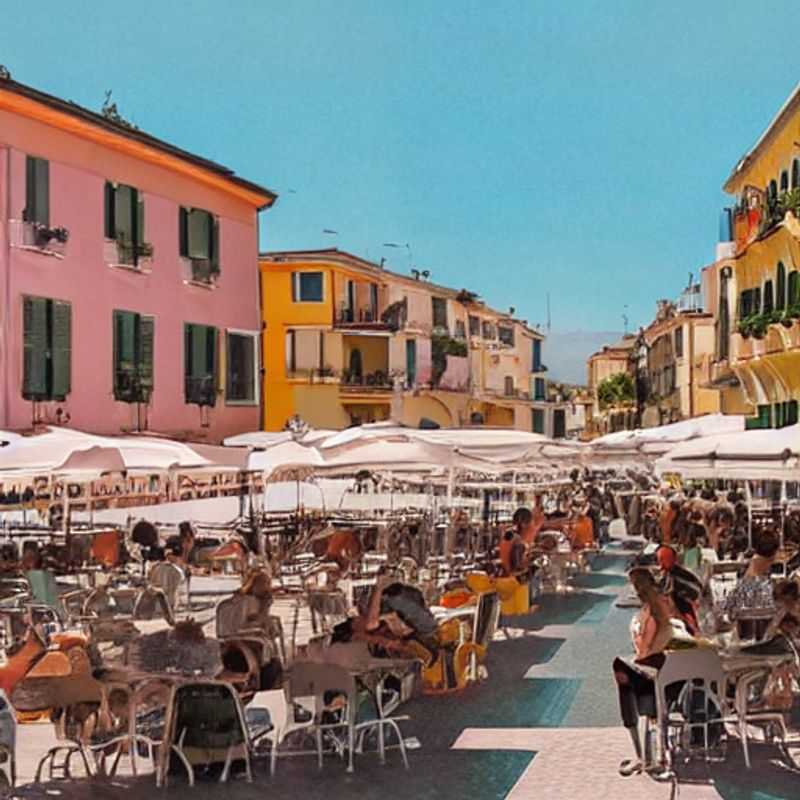 Viareggio au printemps : Découvrez les couleurs vibrantes de la promenade animée et la mer turquoise étincelante lors de votre escapade italienne.