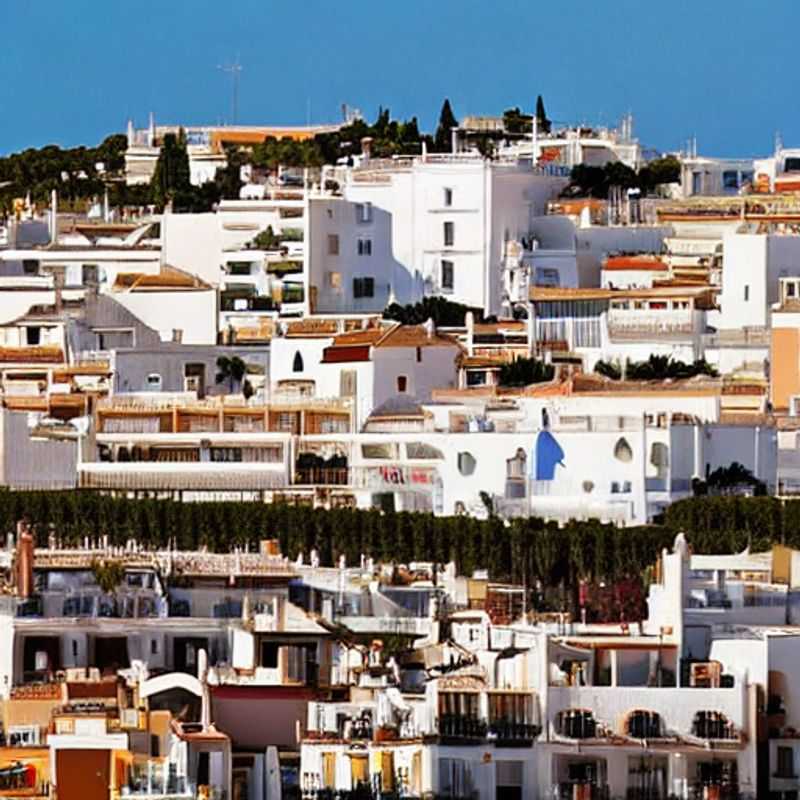 Casais aproveitando o sol e a brisa do mar em Sitges, Espanha, durante as férias da primavera. Um paraíso mediterrâneo vibrante, perfeito para relaxar e explorar.