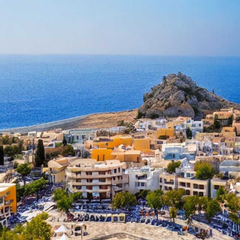 Sun-drenched spring break bliss: Exploring the ancient harbor of Rhodes, Greece, where history and turquoise waters collide, offering the perfect escape for adventure-seeking students.