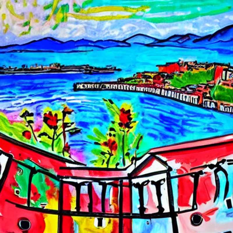 Casas coloridas vibrantes empilhadas na costa ensolarada de Salerno, Itália, um convite irresistível para aproveitar as férias de primavera. (Vibrant colorful houses stacked on the sunny coast of Salerno, Italy, an irresistible invitation to enjoy spring break.)