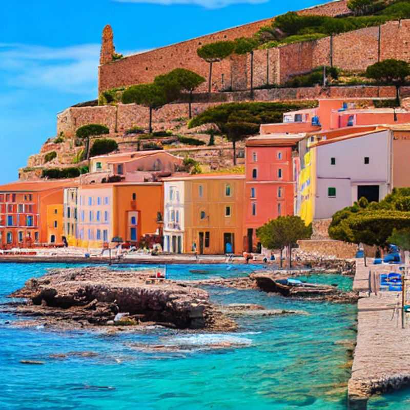 Deux amies savourant le charme printanier d'Alghero, Italie, avec une vue imprenable sur la mer turquoise scintillante lors de leur escapade de vacances de printemps.