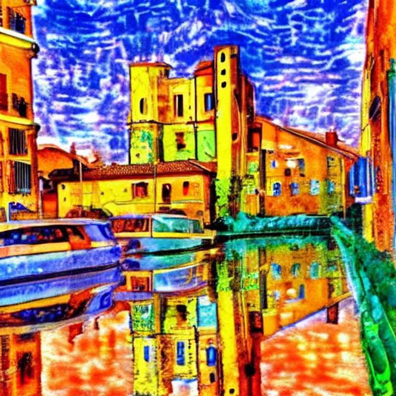 Deux jeunes explorateurs découvrent les couleurs printanières vibrantes de Perpignan, France, durant leur pause du printemps.