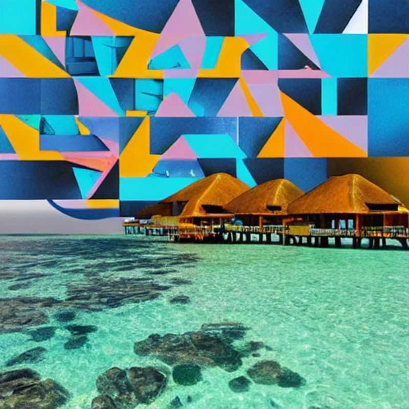 Turquoise bliss: A luxurious overwater bungalow in the Maldives, showcasing the dreamy escape and vibrant coral reefs awaiting your perfect hotel choice.