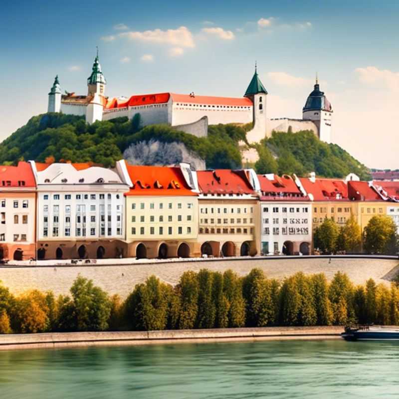 Uma família com crianças explorando a encantadora cidade de Bratislava, Eslováquia, durante uma viagem de 4 dias no inverno, enquanto desfrutam de experiências de bem-estar de luxo.