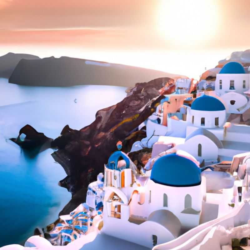 8 Lugares Imperdíveis em Santorini para Turistas de Luxo&#58; Pôr do Sol em Oia&#44; Visita à Antiga Thira&#44; Exploração da Praia de Perissa&#44; Passeio de Barco ao Redor do Vulcão&#44; Visita ao Museu Arqueológico de Thera&#44; Degustação de Vinhos em uma Vinícola Local&#44; Jantar de Luxo em Amoudi Bay&#44; Passeio Privado pela Ilha de Santorini