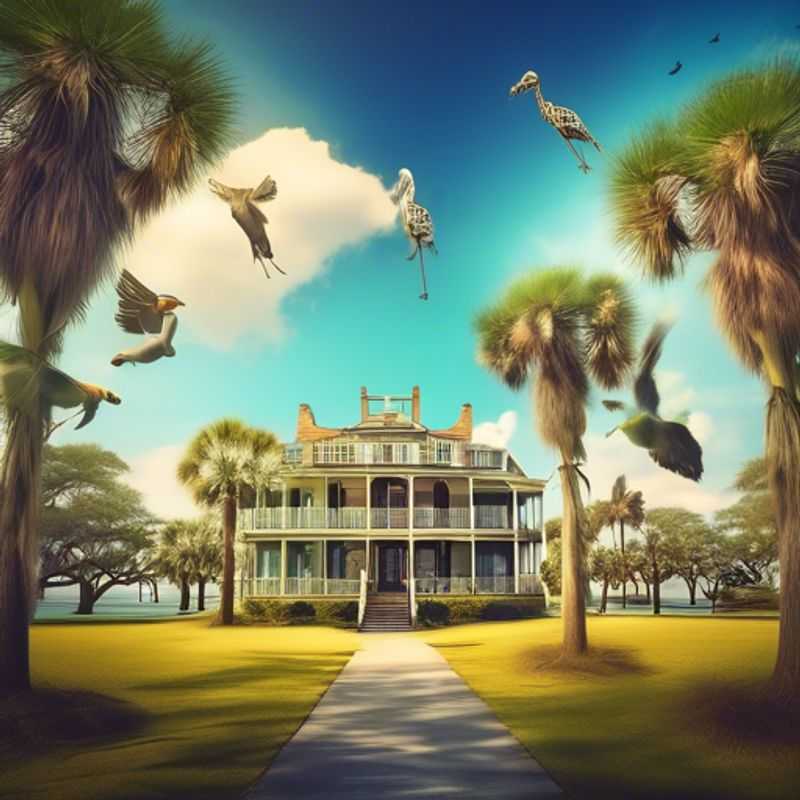 Un voyageur solo profitant de l'élégance historique de Savannah, aux États-Unis, lors de son séjour de 3 jours en été, entouré de charmantes rues bordées d'arbres et de magnifiques maisons anciennes.