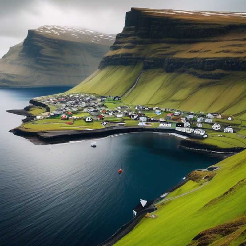 Un voyageur solitaire, un festivalier de luxe, s'émerveille devant la beauté brute des îles Féroé, une destination idéale pour une coolcation de 5 jours.
