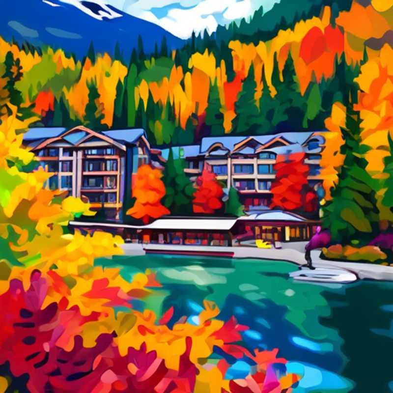 Deux couples profitant d'une vue imprenable sur les montagnes enneigées de Whistler, Canada, lors d'une escapade éco-touristique de luxe de quatre jours.