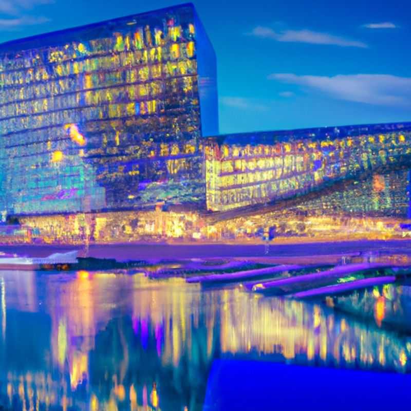Palco Iluminado do Harpa: Explorando o Centro Cultural Mais Encantador de Reykjavík no Inverno