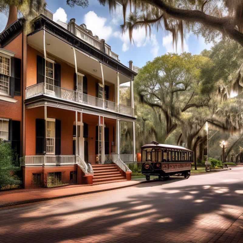 Disfruta de un encantador paseo en carruaje tirado por caballos por las calles de Savannah en verano