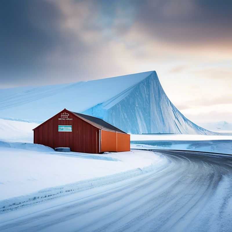 Two couples experiencing the breathtaking Arctic landscape of Svalbard, Norway, surrounded by majestic glaciers and the enchanting glow of the Northern Lights during their week-long luxury getaway.