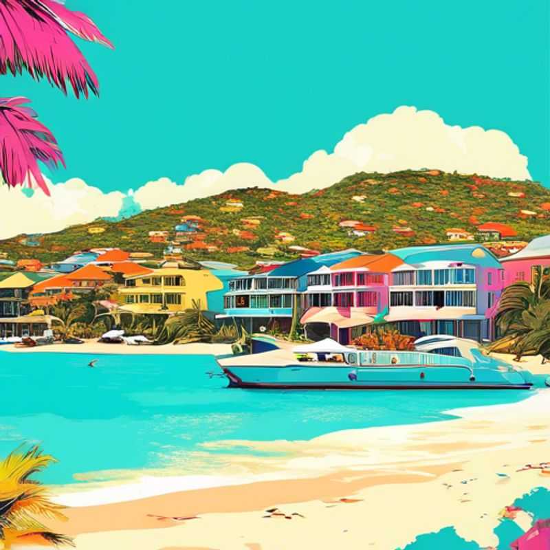 Saint-Barthélémy : Une plage de sable blanc immaculée sous un soleil caribéen.