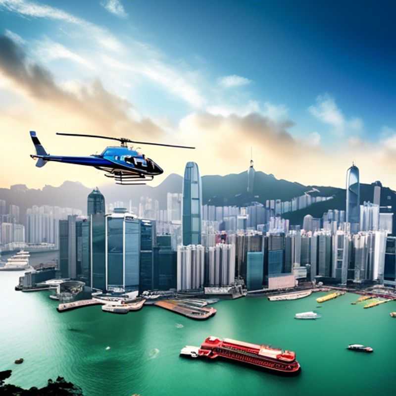 Trois couples, membres du groupe The Luxury Business Traveler, découvrant l'énergie vibrante de Hong Kong sous un ciel d'hiver, une métropole fascinante qui mêle tradition et modernité.