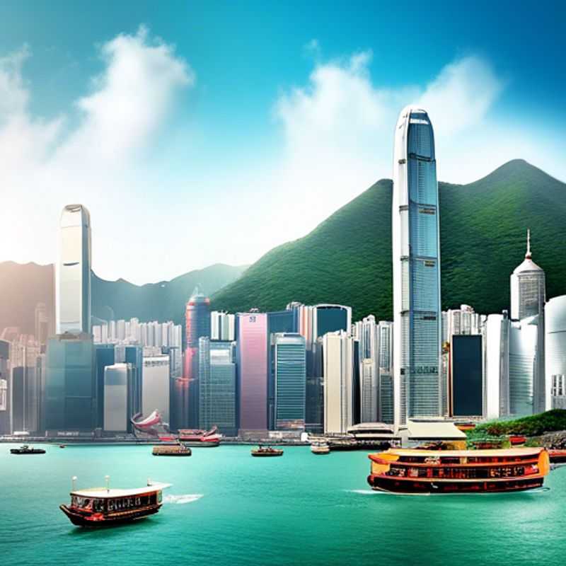 Un voyageur solitaire profitant de l'effervescence du Festival de Hong Kong, entouré de lumières scintillantes et de l'architecture moderne, lors de son escapade hivernale de 5 jours.
