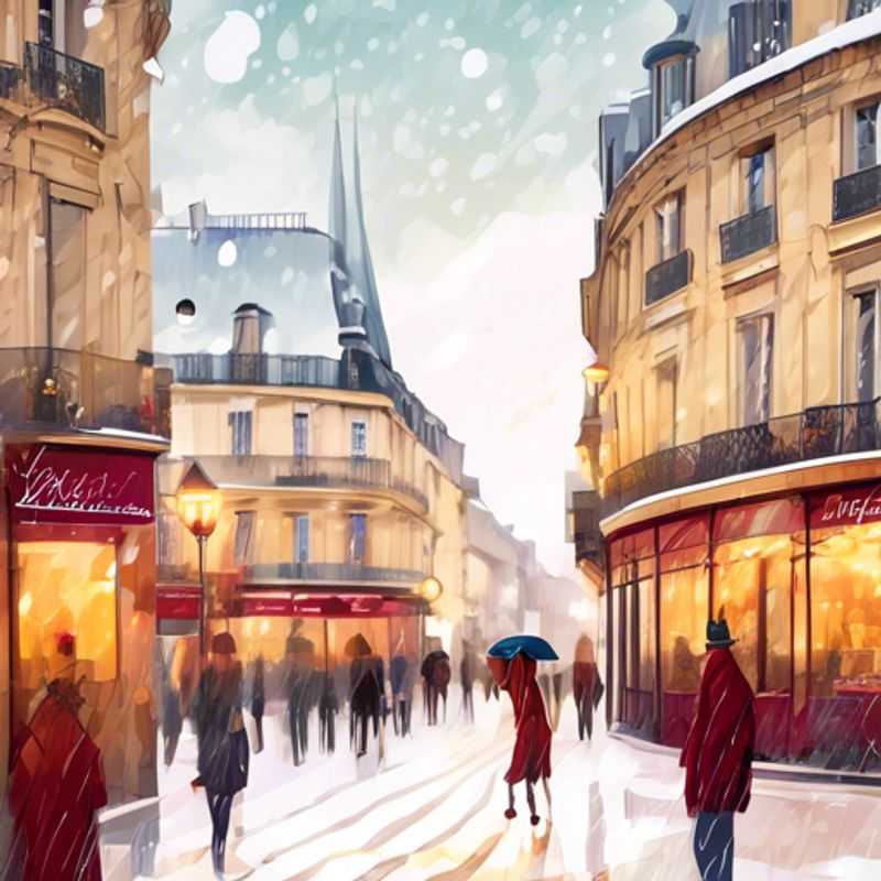 Deux couples explorant les charmantes rues de Bordeaux, France, pendant leur semaine d'hiver, entourés de vignobles enneigés et de l'élégance du patrimoine local.