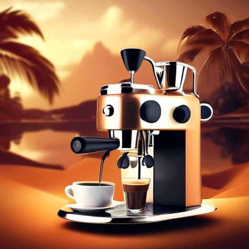 A sleek portable espresso machine, perfect for coffee lovers on the go.