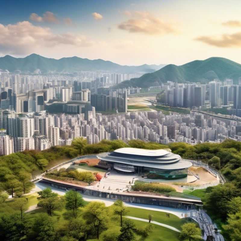 Séoul, Corée du Sud : architecture moderne et paysages urbains scintillants, soulignant le luxe et le raffinement de la ville.
