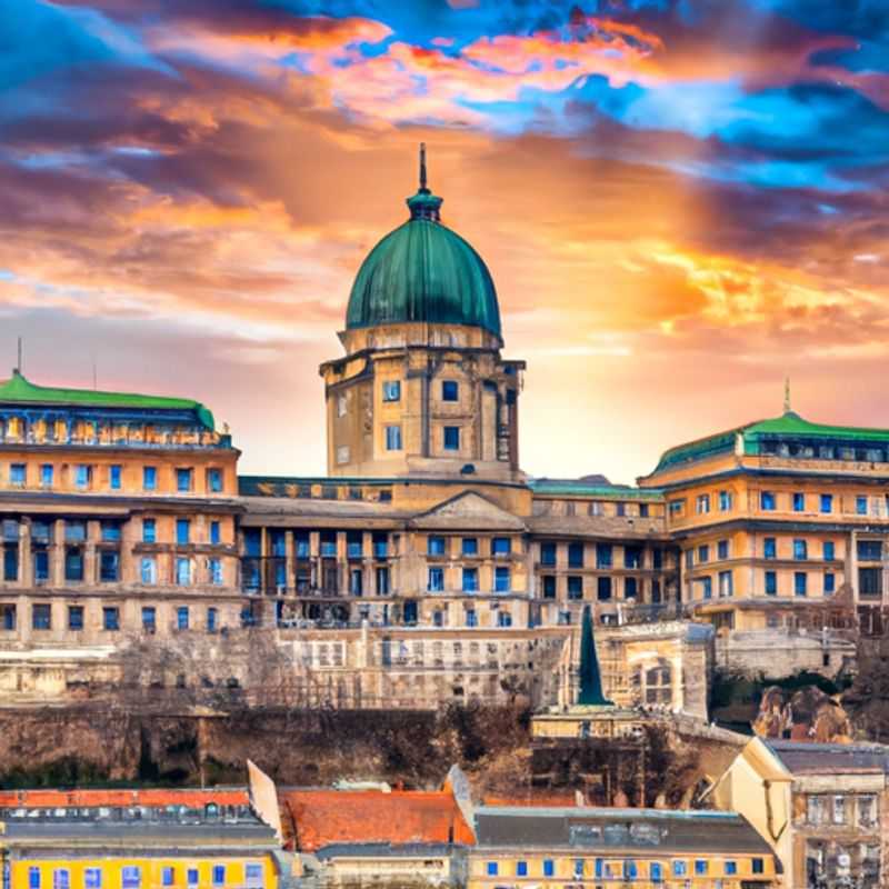 Budapest no outono: três casais exploram a beleza da cidade, com a deslumbrante Ponte das Correntes ao fundo, um símbolo da vibrante atmosfera e rica história da capital húngara durante sua viagem de cinco dias.