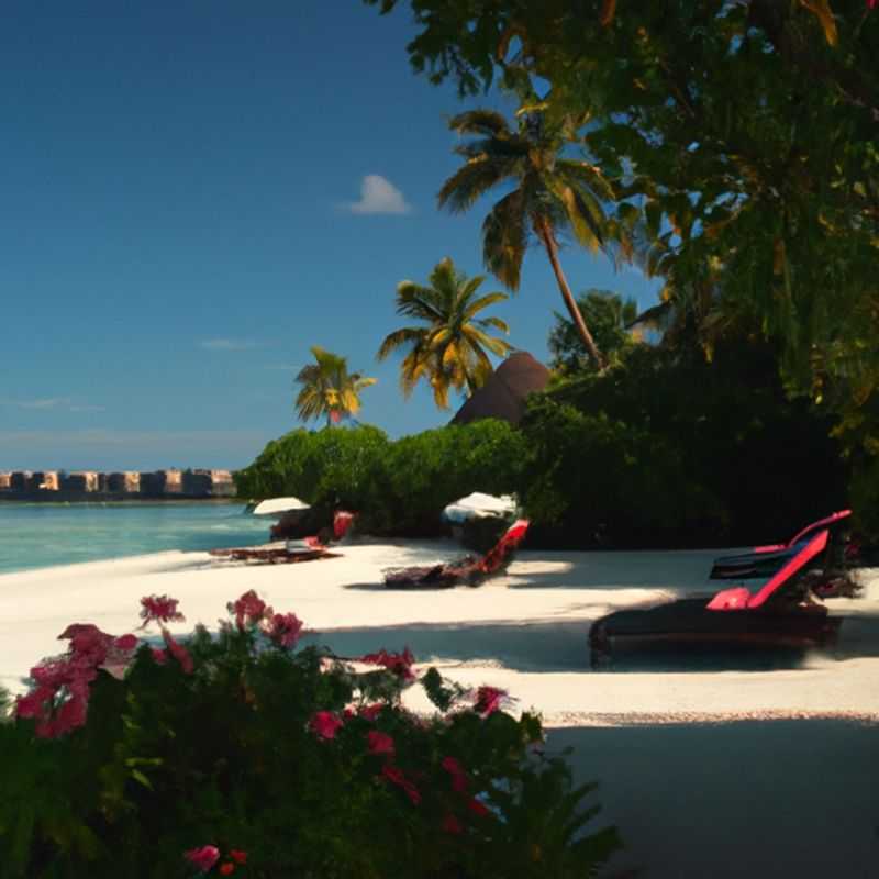 Três casais imersos na beleza surreal das águas azul-turquesa e areias brancas das Maldivas, um paraíso tropical no Oceano Índico, durante sua escapada de 5 dias na primavera.