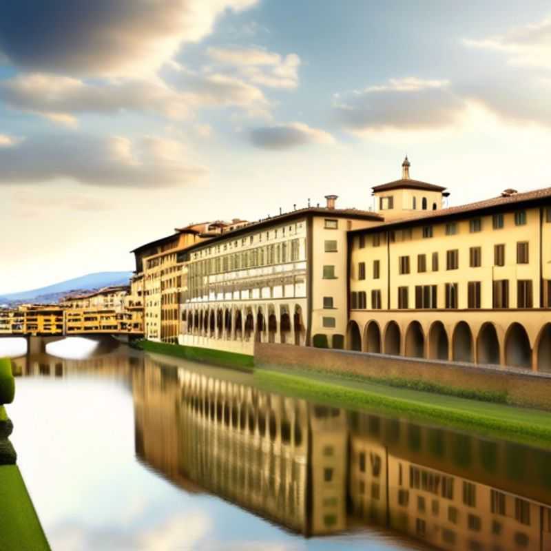 Un couple découvrant la magie de Florence, Italie, sous un manteau d'hiver, lors de leur semaine de voyage de luxe.