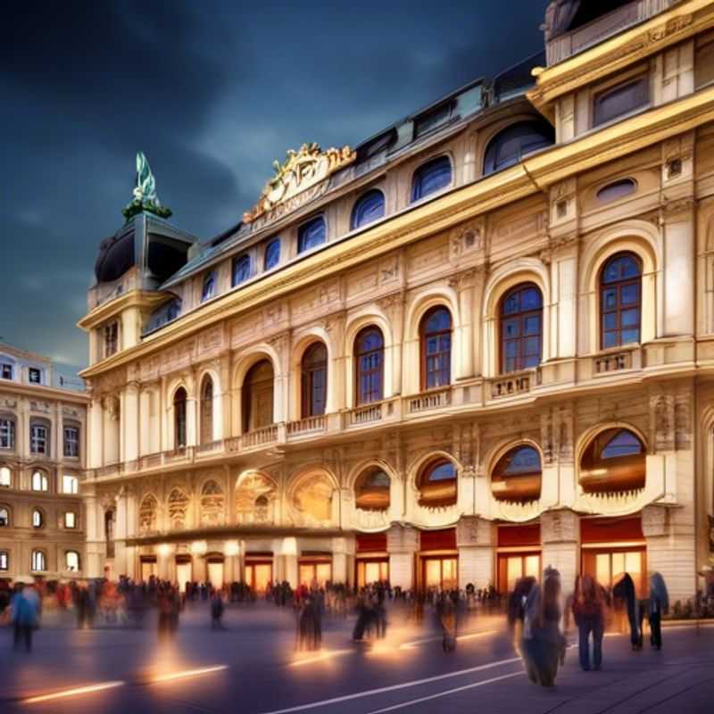 A solo traveler exploring the vibrant springtime streets of Vienna, Austria, surrounded by blooming flowers and historic architecture, during a luxurious three-week adventure.