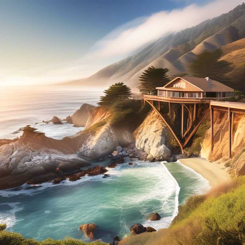 Vue imprenable sur la côte de Big Sur, Californie, États-Unis.