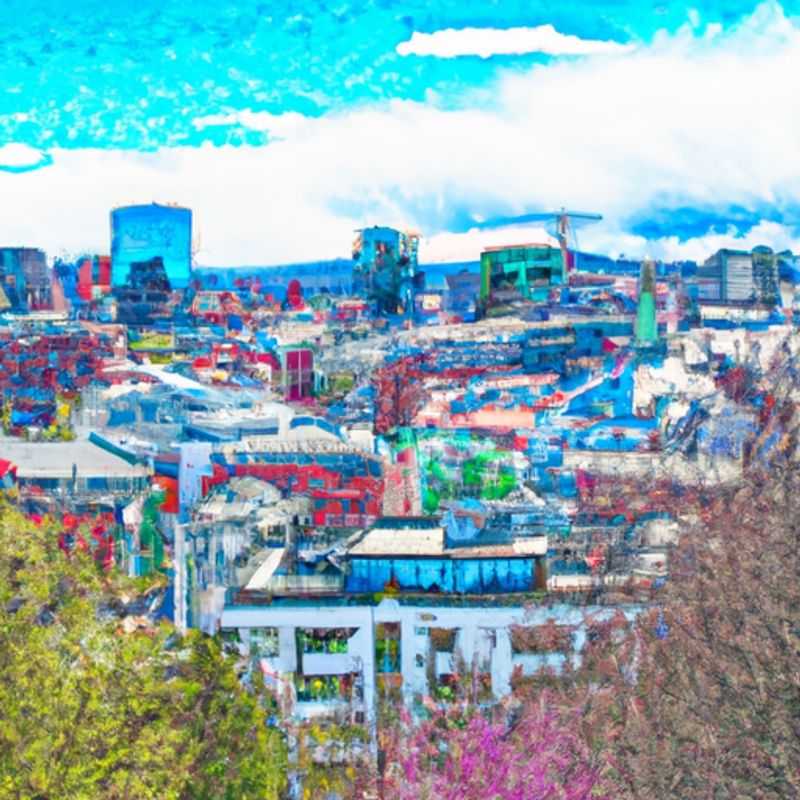 Três casais apreciam a vibrante arquitetura da Ópera de Oslo, um ícone cultural situado na deslumbrante orla de Oslo, Noruega, durante seu passeio de 24 horas pela cidade na primavera.