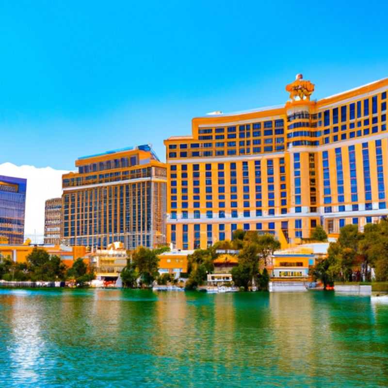 Dois casais vivenciando a energia vibrante da Las Vegas Strip, cercada por cassinos icônicos e luzes cintilantes, durante sua viagem de duas semanas na primavera.