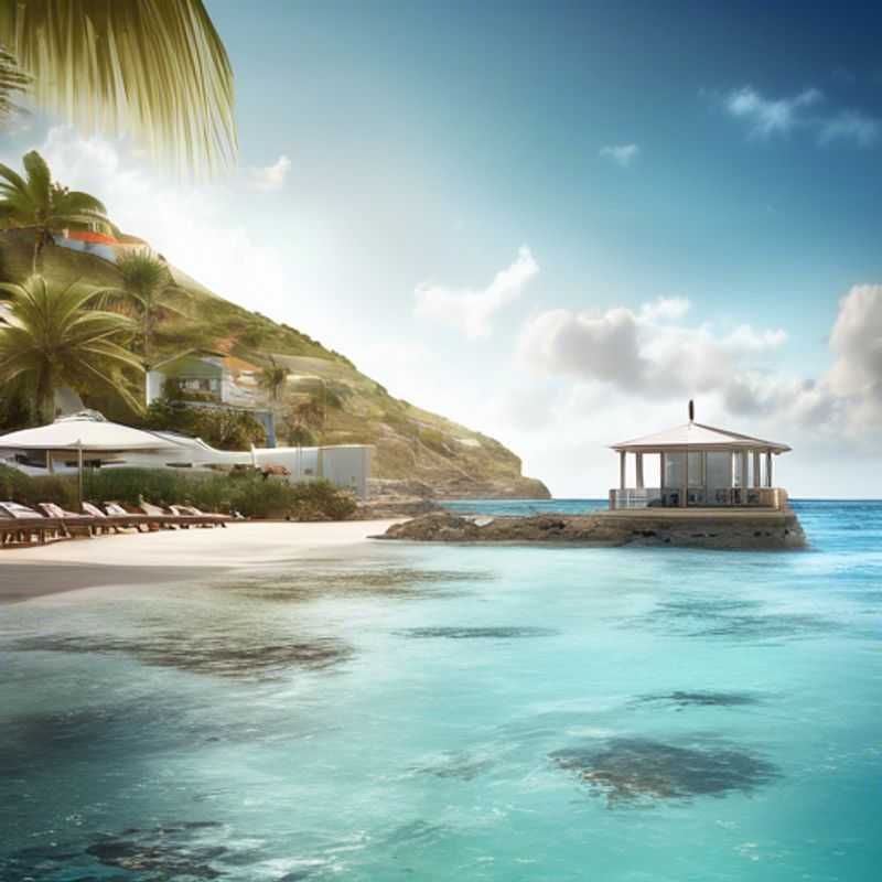 Saint-Barthélémy : Une plage de sable blanc immaculée sous un soleil caribéen.
