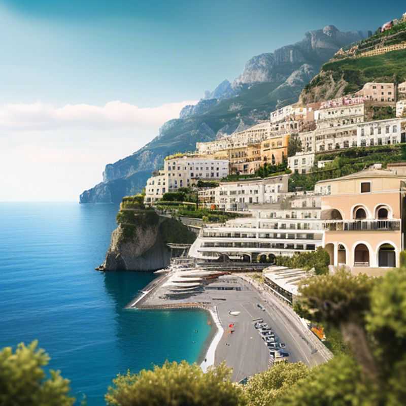 La côte amalfitaine : des paysages époustouflants et un luxe indéniable. (The Amalfi Coast: breathtaking landscapes and undeniable luxury.)