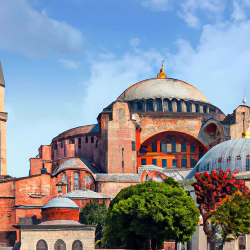 Viajante solitário contempla a arquitetura deslumbrante da Mesquita Azul em Istambul, Turquia, durante uma jornada de inverno de 3 semanas, imerso na rica tapeçaria cultural e histórica da cidade.